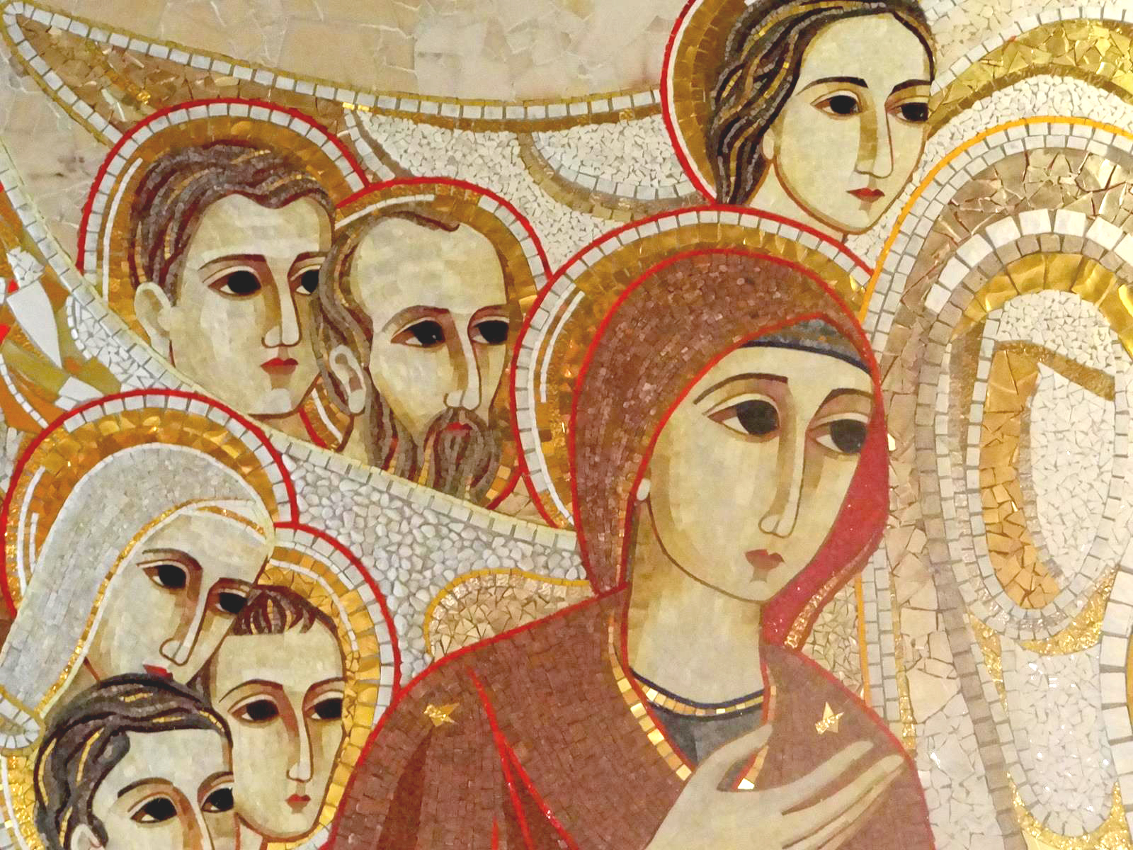 Detalle-del-mosaico-de-Nuestra-Senora-del-Buen-Consejo-de _Maison La Couronne_M. Rupnik_2014. Detalle-del-mosaico-de-Nuestra-Senora-del-Buen-Consejo-de _Maison La Couronne_M. Rupnik_2014.